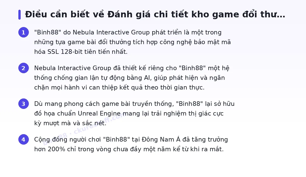 Những điều cần biết về binh88